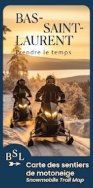 Bas-Saint-Laurent snowmobile trail map